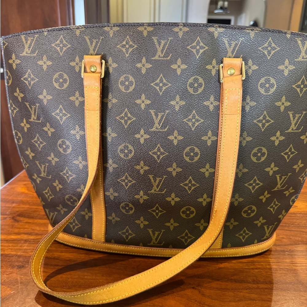 Louis Vuitton Brown and Tan Monogram Tote - Babylone Tote